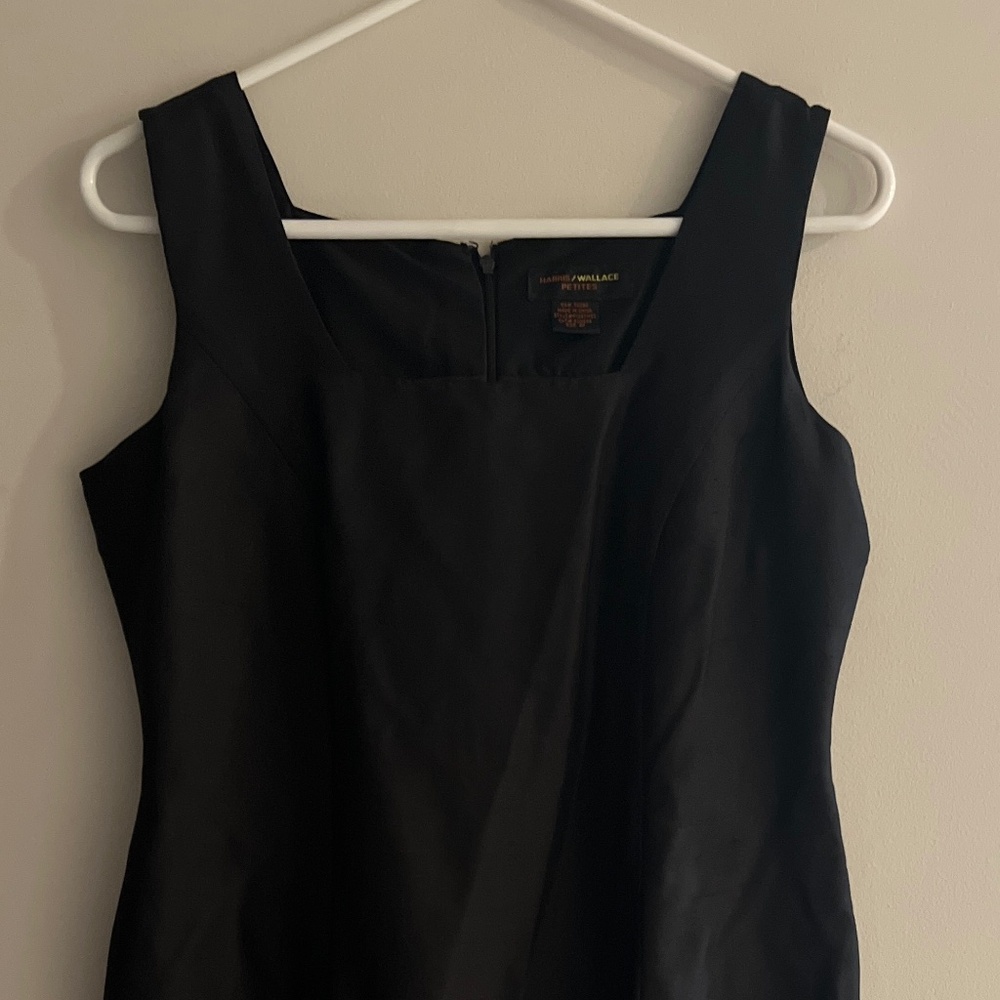 Black shift dress